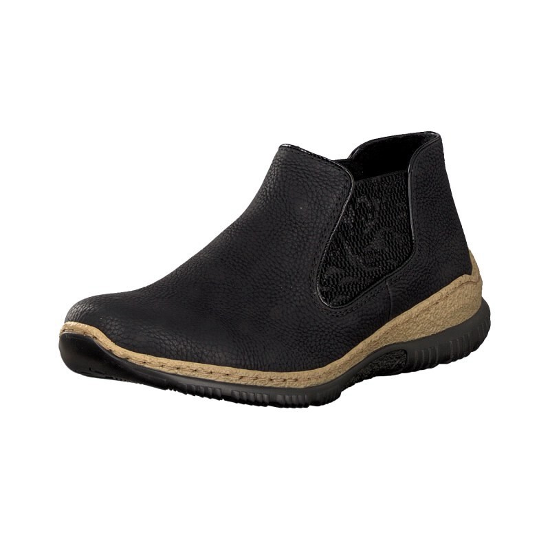 Botas Chelsea Rieker N32H8-00 Para Mulher - Pretas